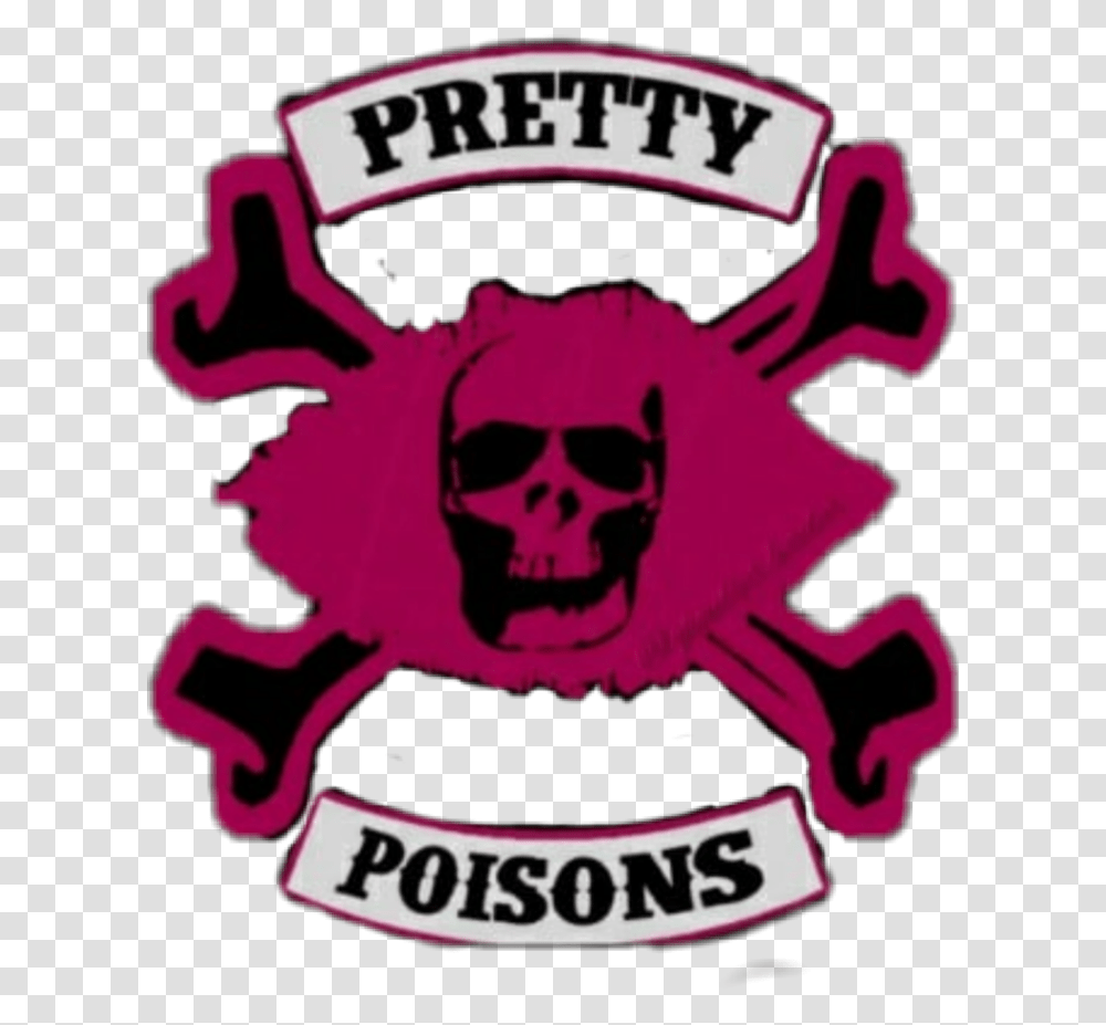Riverdale Prettypoisons Petty Poisons Pink Pretty Poisons Riverdale Logo, Label, Poster, Advertisement Transparent Png