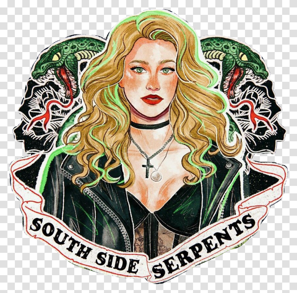 Riverdale Southside Serpents Southsideserpents Betty Cooper Southside Serpent, Person, Human, Painting Transparent Png