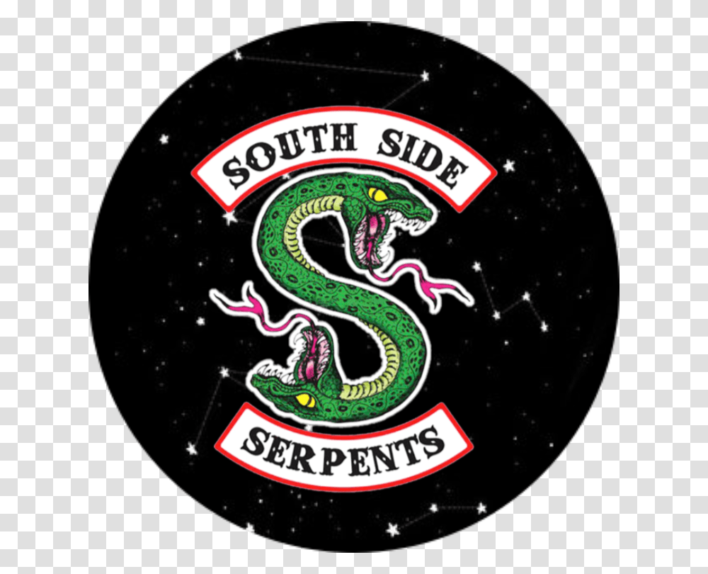 Riverdale Southsideserpents Serpent South Side Serpents, Label, Sticker, Dragon Transparent Png