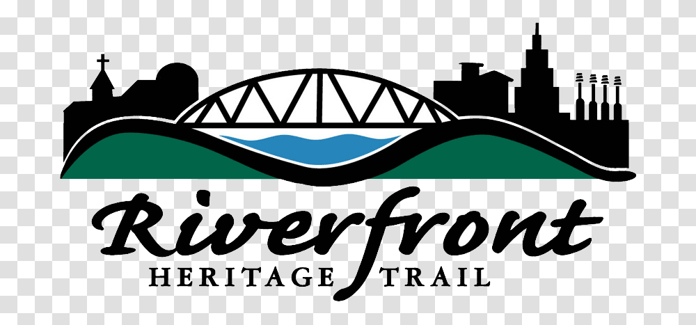 Riverfront Heritage Trail Logo Triquetra, Label, Building Transparent Png
