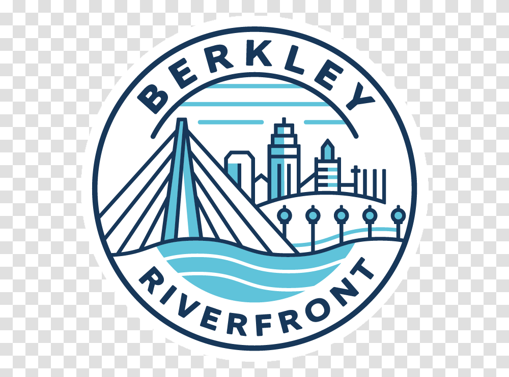 Riverfront Rd Kansas City Berkley Riverfront Logo, Trademark, Label Transparent Png