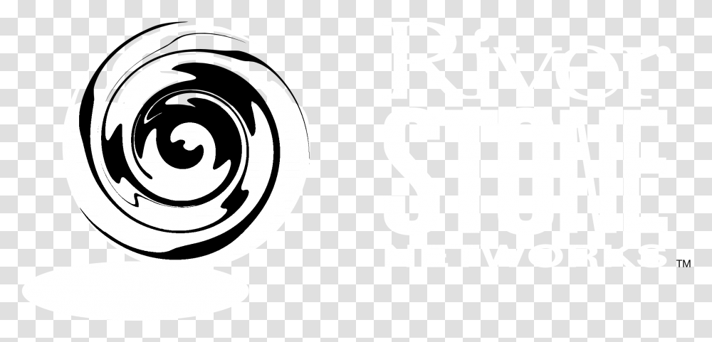 Riverstone Networks Logo Black And White Jonathan Fisher Rugby, Spiral, Electronics, Camera Transparent Png