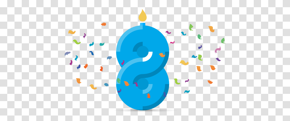 Rizn Blog Happy 8th Birthday To Us 8, Number, Symbol, Text, Graphics Transparent Png