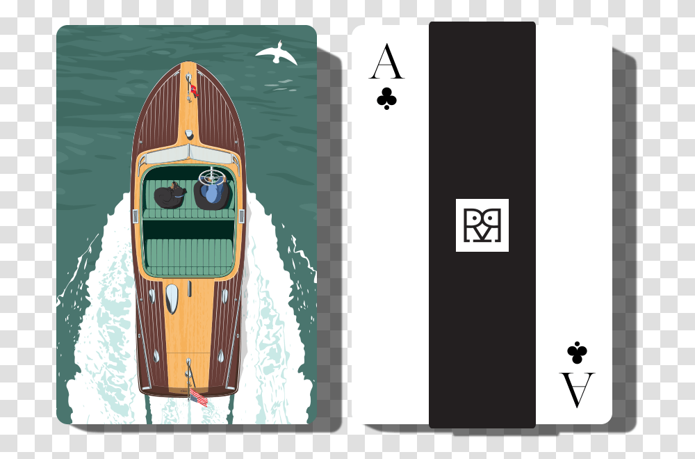 Rkr Boathouse Classic Boat I Playing Cards Playing Card, Vehicle, Transportation, Watercraft Transparent Png