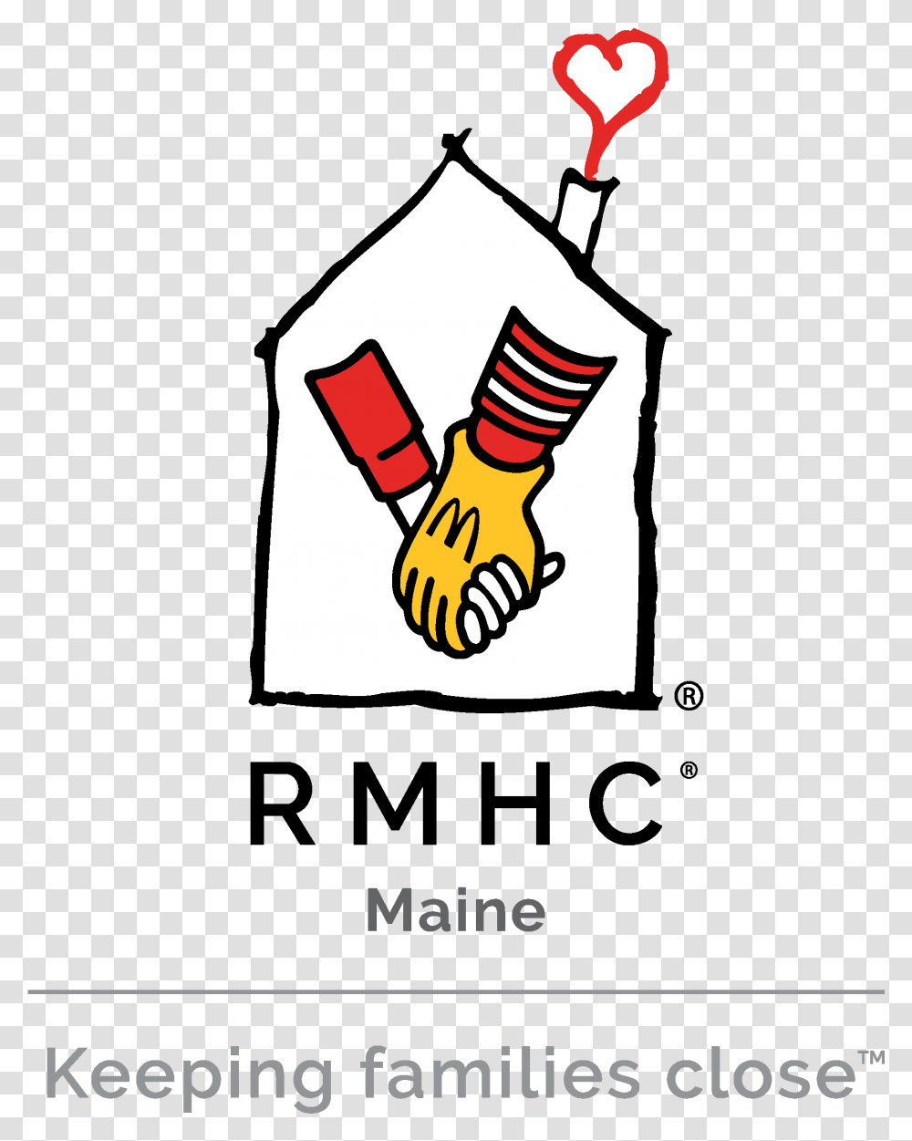 Rmhcmelogov Colortagline Ronald Mcdonald House Ronald Mcdonald House Logo, Hand, Text, Weapon, Weaponry Transparent Png