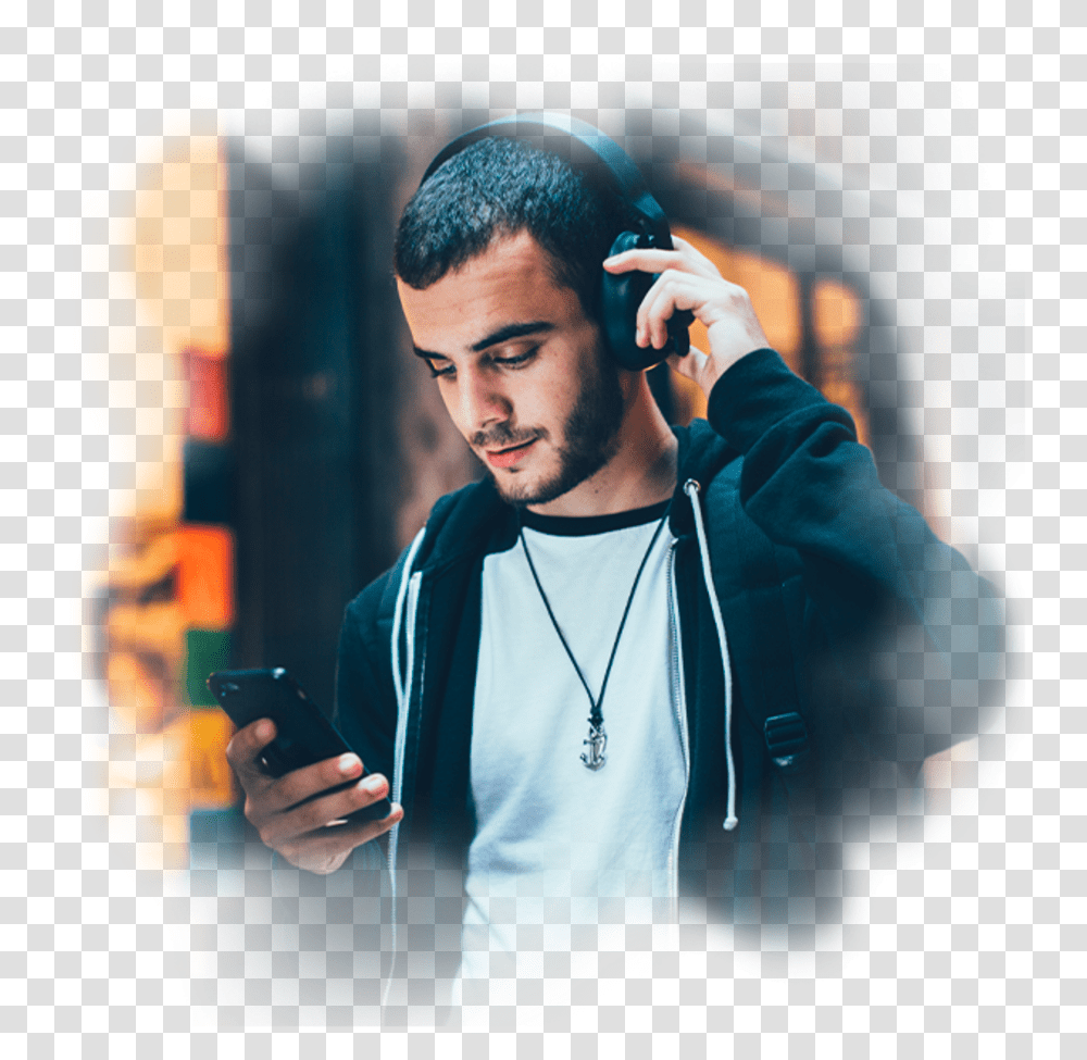 Rnb And Soul Headphones, Person, Clothing, Sleeve, Finger Transparent Png