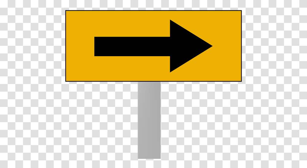 Road Arrow Arrow Direction Sign Road Right Street Traffic Sign, Road Sign Transparent Png