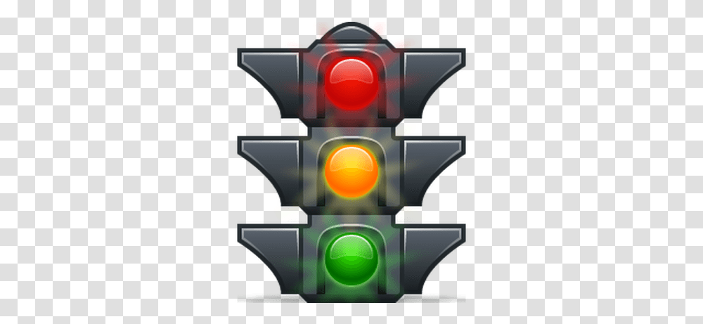 Road Background Stickpng Realistic Traffic Light Drawing Transparent Png