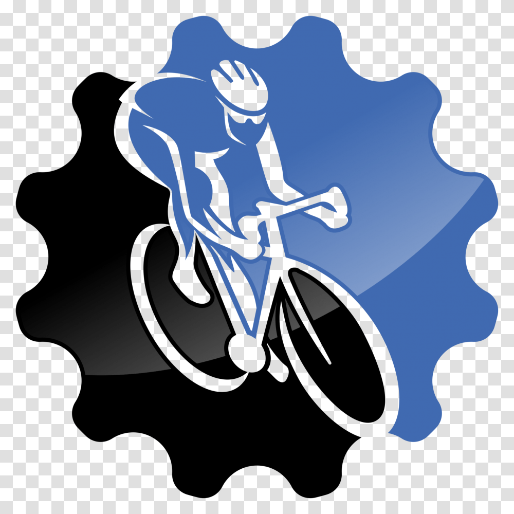 Road Bicycle, Hand, Stencil, Silhouette Transparent Png