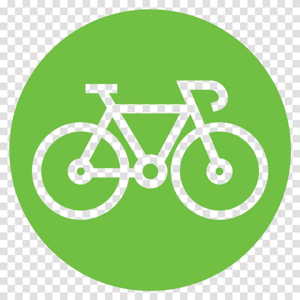 Road Bikes Bike Icon Circle, Logo, Trademark Transparent Png