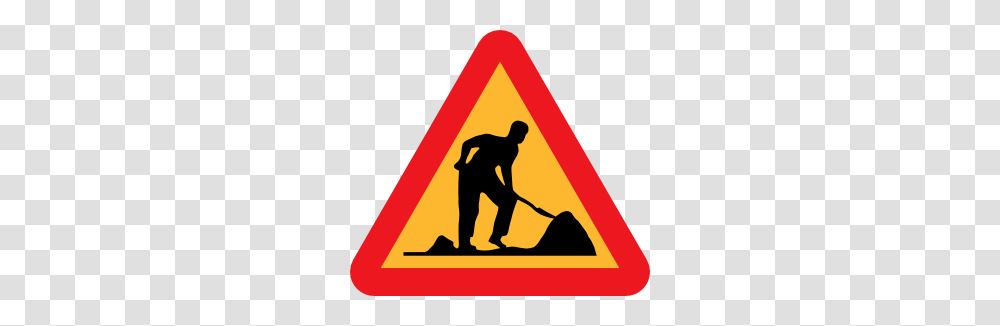 Road Clipart Road Construction, Person, Human, Road Sign Transparent Png