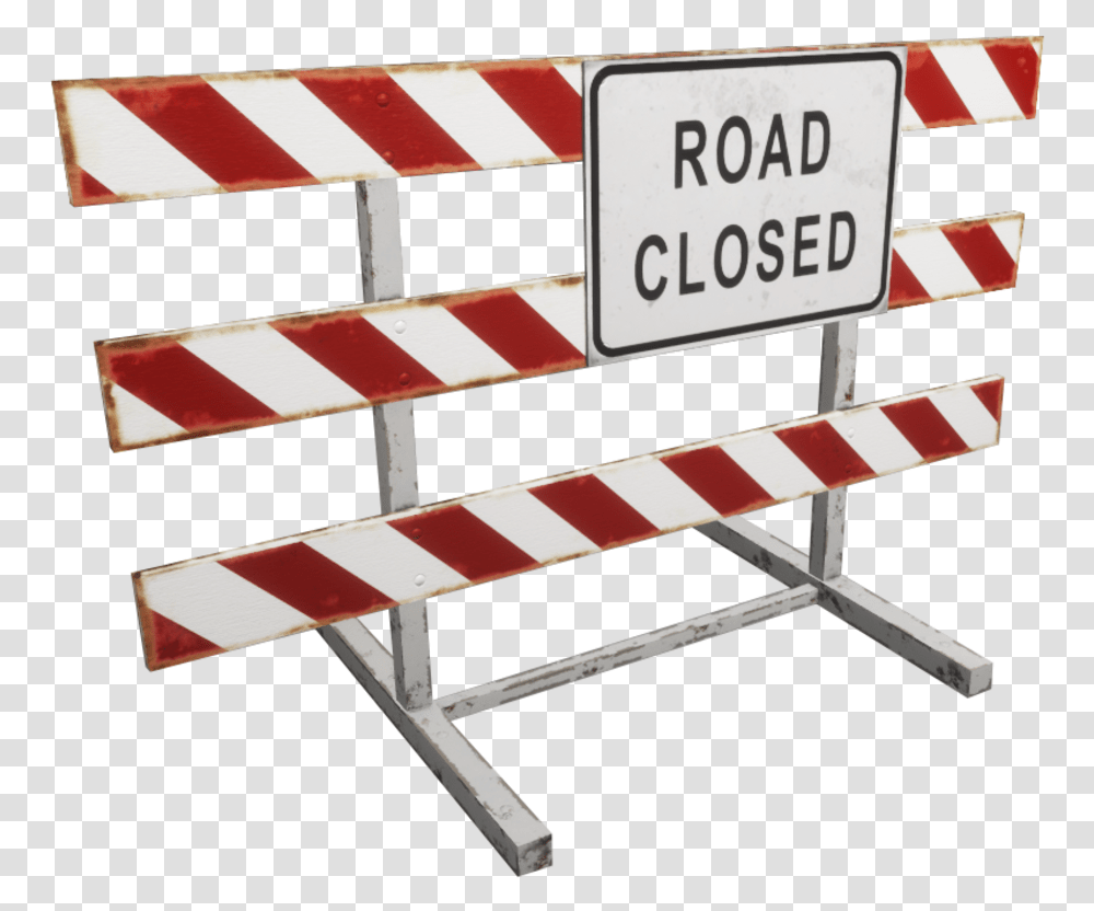 Road Closed, Fence, Barricade Transparent Png