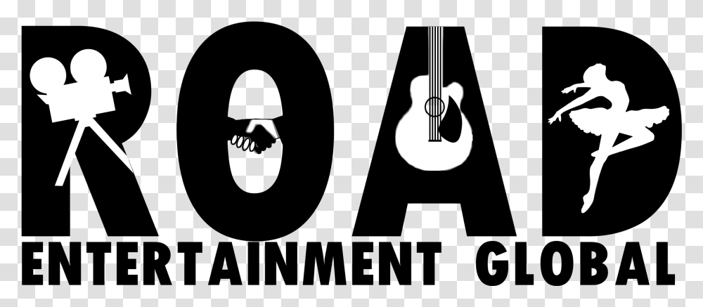 Road Ent Global Logo Imagenes De, Leisure Activities, Guitar, Musical Instrument, Stencil Transparent Png