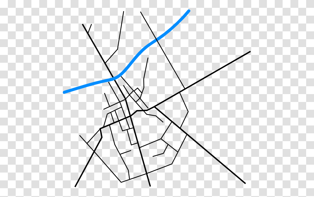 Road Map Svg Clip Arts City Vector Road Map, Bow, Pattern, Star Symbol Transparent Png