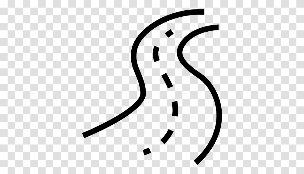 Road Perspective Of Curves, Label, Stencil, Number Transparent Png