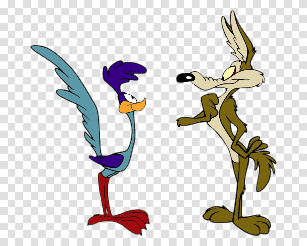Road Runner And Wile E, Animal, Mammal, Pet Transparent Png