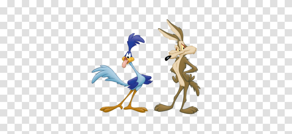 Road Runner And Wile E Coyote, Animal, Bird, Jay Transparent Png