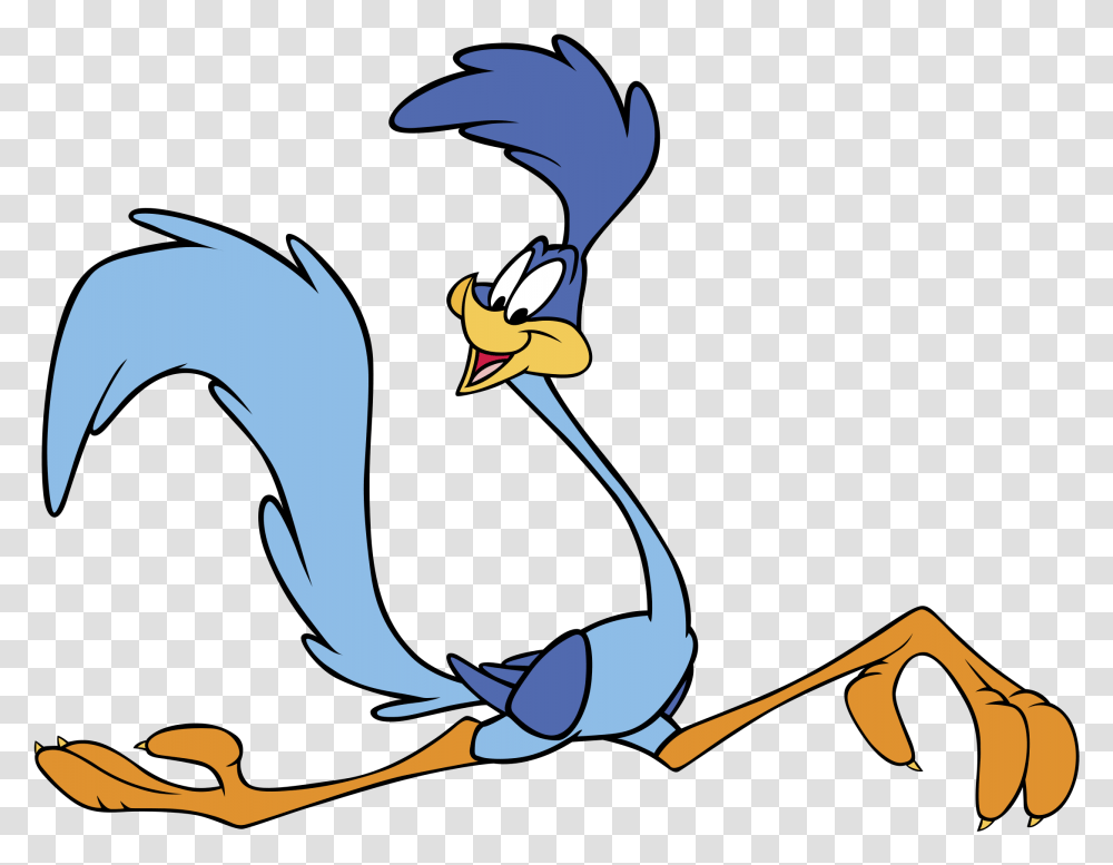 Road Runner Looney Tunes Vector Graphic Clip Art Road Runner Eps, Animal, Bird, Jay Transparent Png