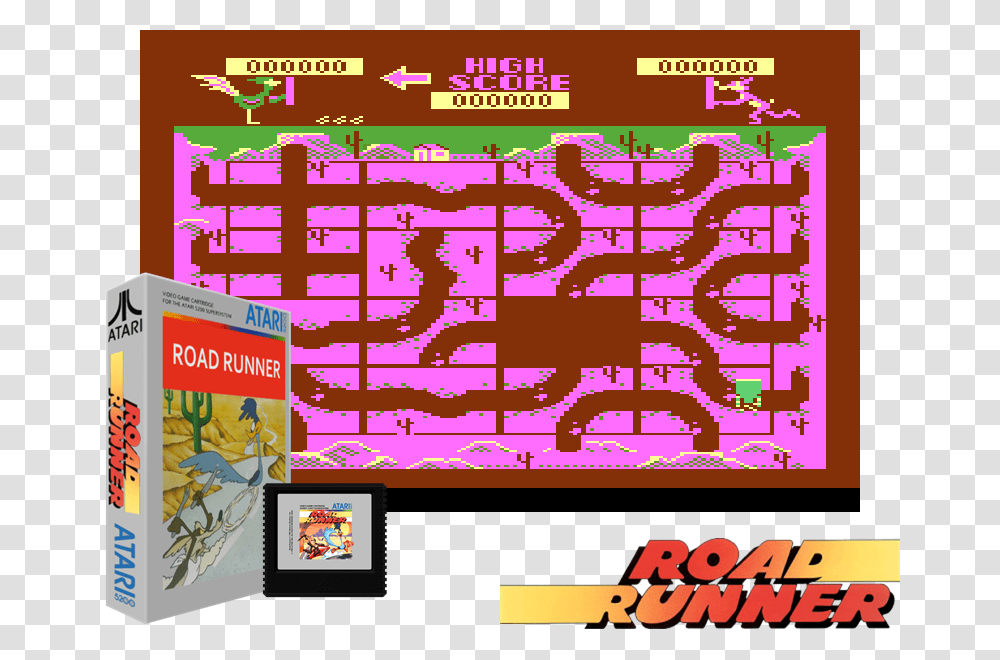 Road Runner, Pac Man, Grand Theft Auto, Poster, Advertisement Transparent Png