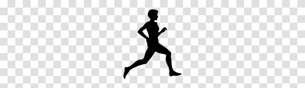 Road Running Silhouette Silhouette Of Road Running, Person, Human, Jogging, Fitness Transparent Png
