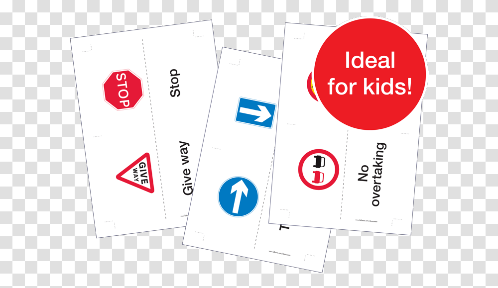 Road Sign Flash Cards Flash Card On Road Signs, Paper, Advertisement, Poster Transparent Png