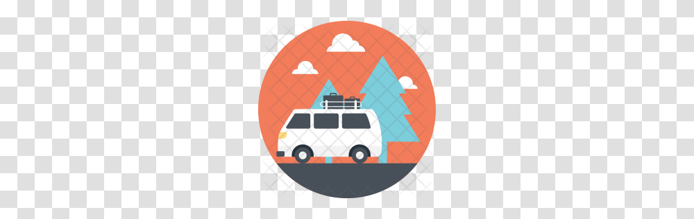Road Trip Icons, Van, Vehicle, Transportation, Ambulance Transparent Png