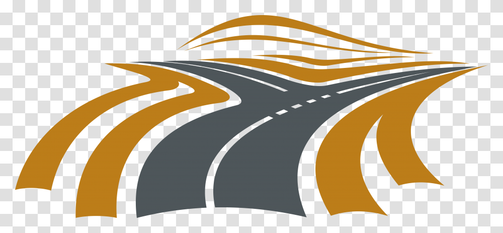 Road With Bus, Car, Vehicle, Transportation, Automobile Transparent Png