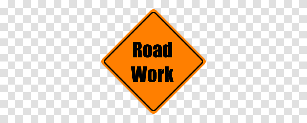 Road Work Transport, Road Sign, Stopsign Transparent Png