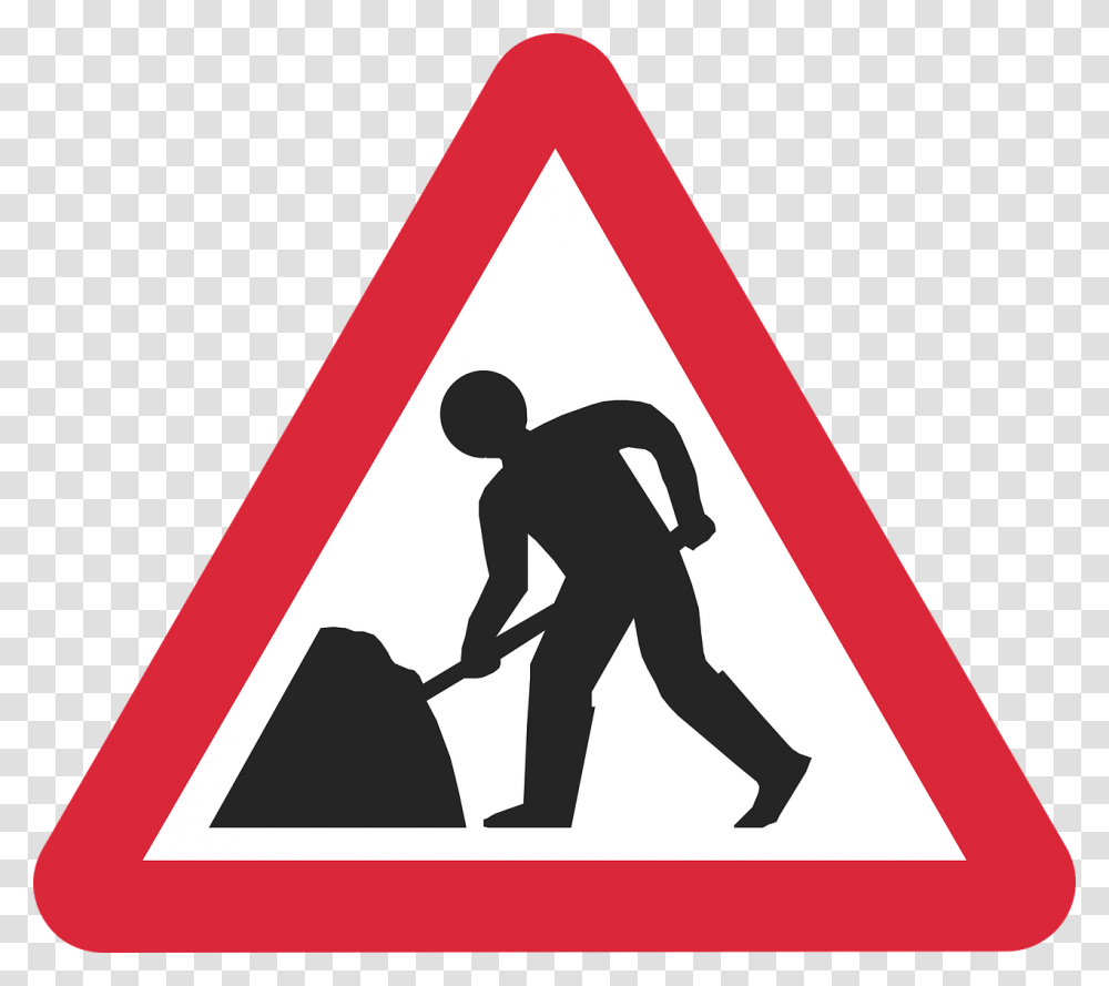 Road Work Clip Art, Person, Human, Sign Transparent Png