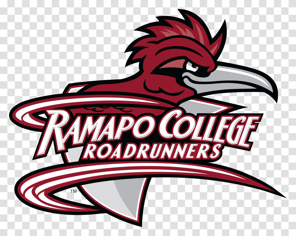 Roadrunner Basketball Clipart Ramapo College Roadrunners, Logo, Trademark, Animal Transparent Png