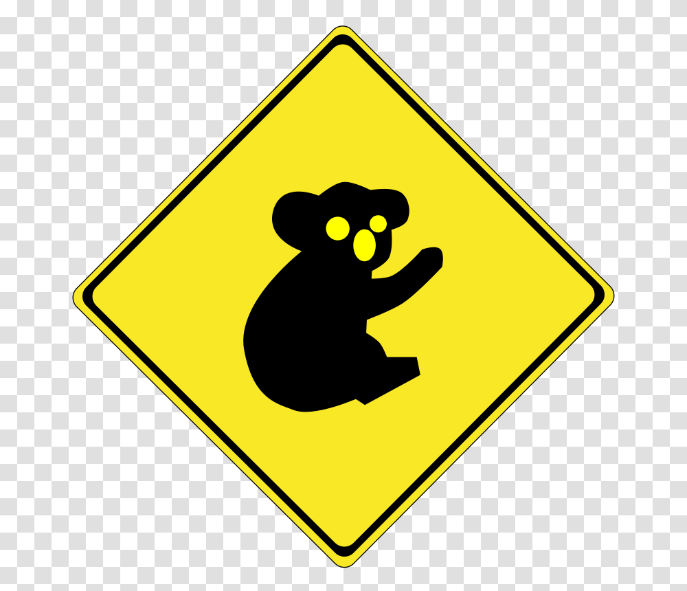 Roadsign Koalas, Transport, Road Sign Transparent Png