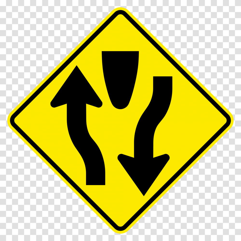 Roadsign Vector Highway Texas Divided Highway Sign, Road Sign Transparent Png