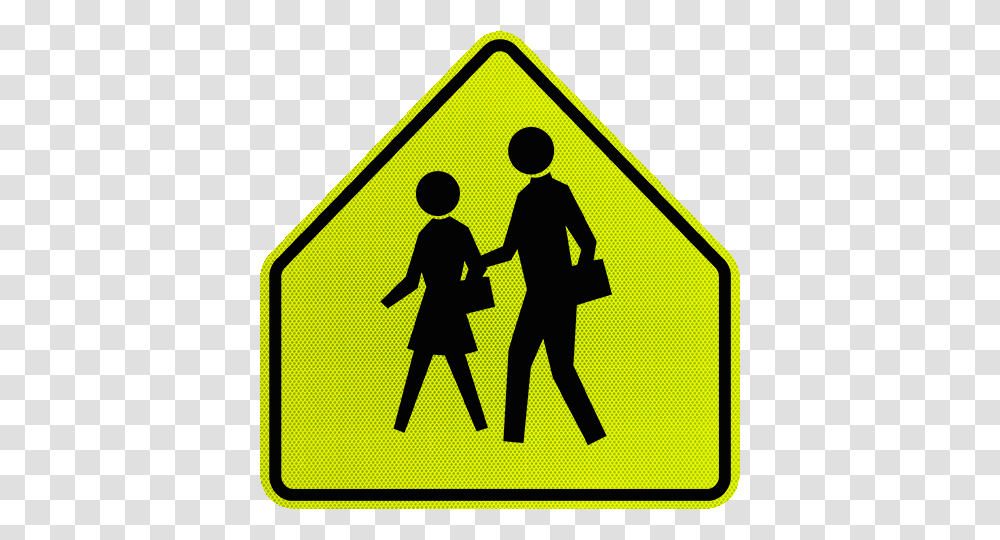 Roadway Clipart Pedestrian Lane, Person, Human, Road Sign Transparent Png