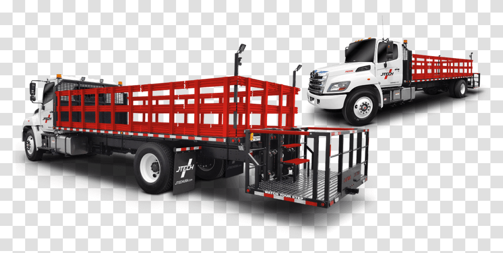 Roadway Construction Pattern Trucks For Cone And Barrel Trailer Truck, Vehicle, Transportation, Fire Truck, Bumper Transparent Png
