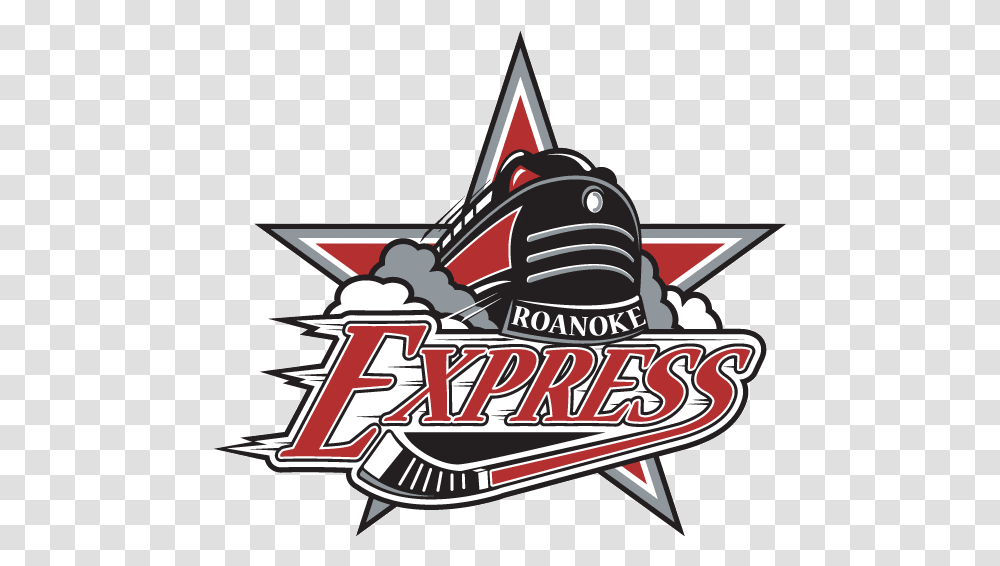 Roanoke Express Primary Logo Echl Echl Chris Creamer's Roanoke Express, Architecture, Building, Symbol, Emblem Transparent Png