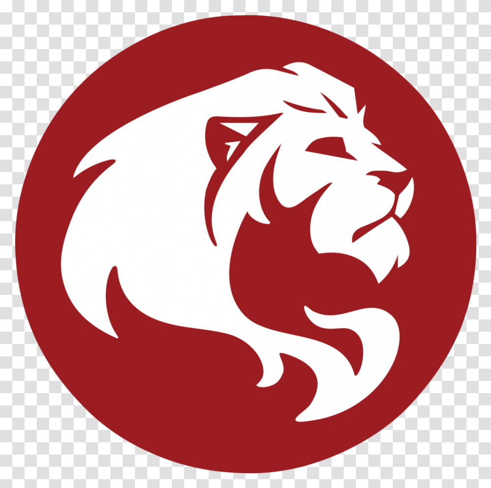 Roar Lion Logo Red, Symbol, Trademark, Dragon, Heart Transparent Png