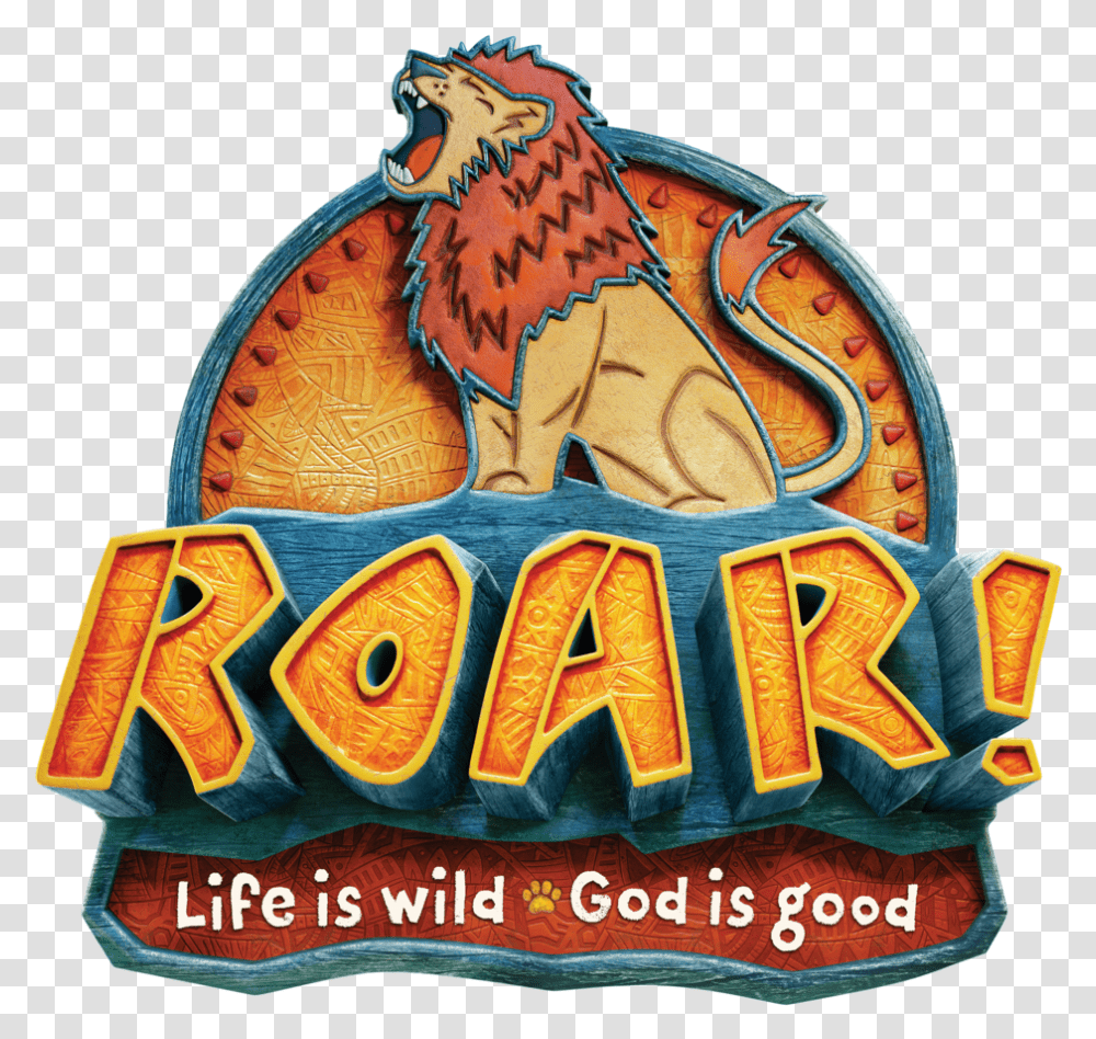 Roar Logo Roar Vacation Bible School, Amusement Park, Theme Park, Roller Coaster, Leisure Activities Transparent Png