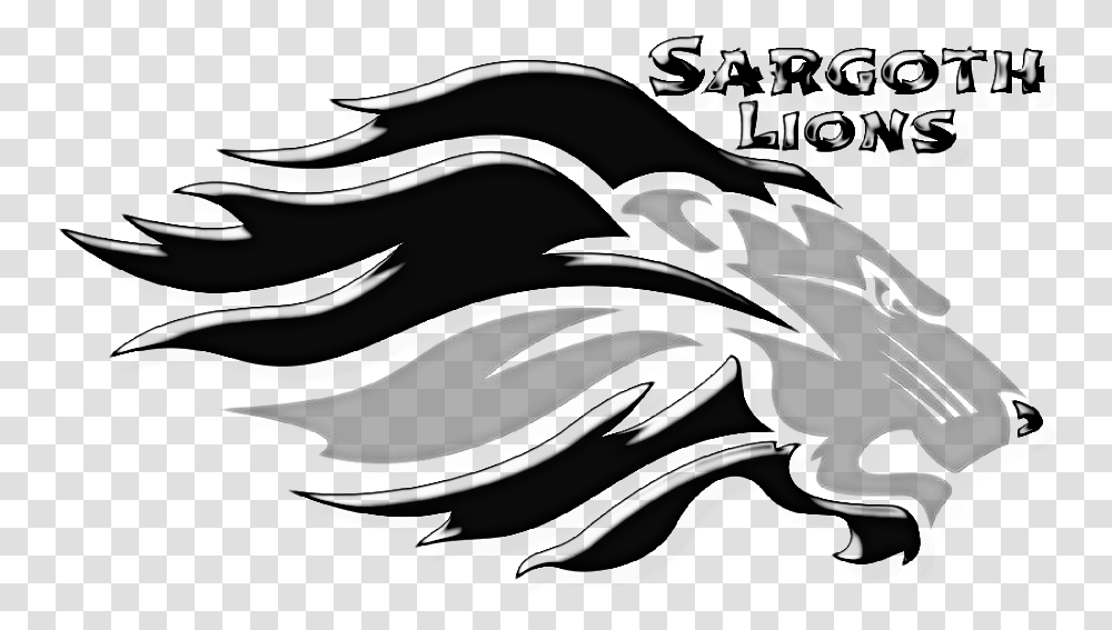 Roaring Lion Head Download Black And White Lion Clip Art, Shoe, Helmet, Animal, Sea Life Transparent Png