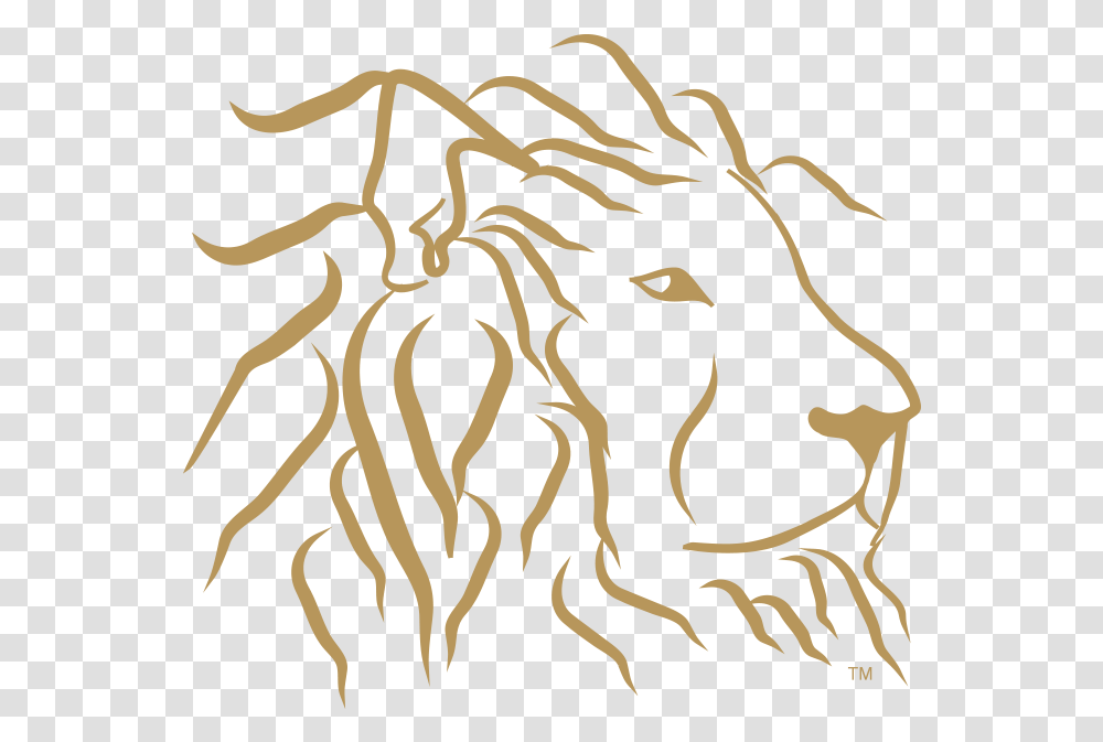 Roaring Lion Logo Gold Lion, Text, Plant, Stencil, Root Transparent Png