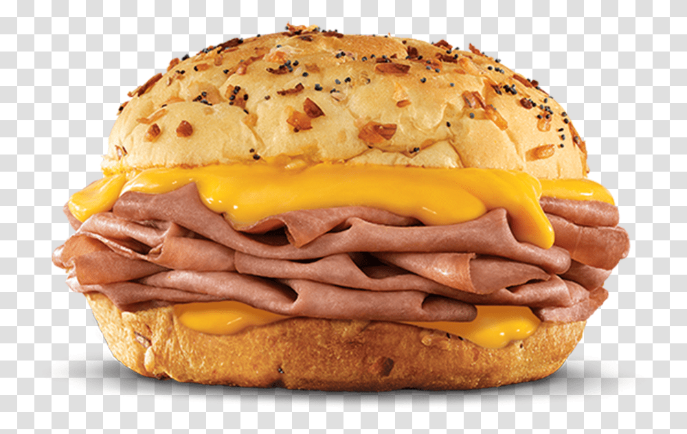 Roast Beef And Cheddar On An Onion Roll, Bread, Food, Hot Dog, Bagel Transparent Png