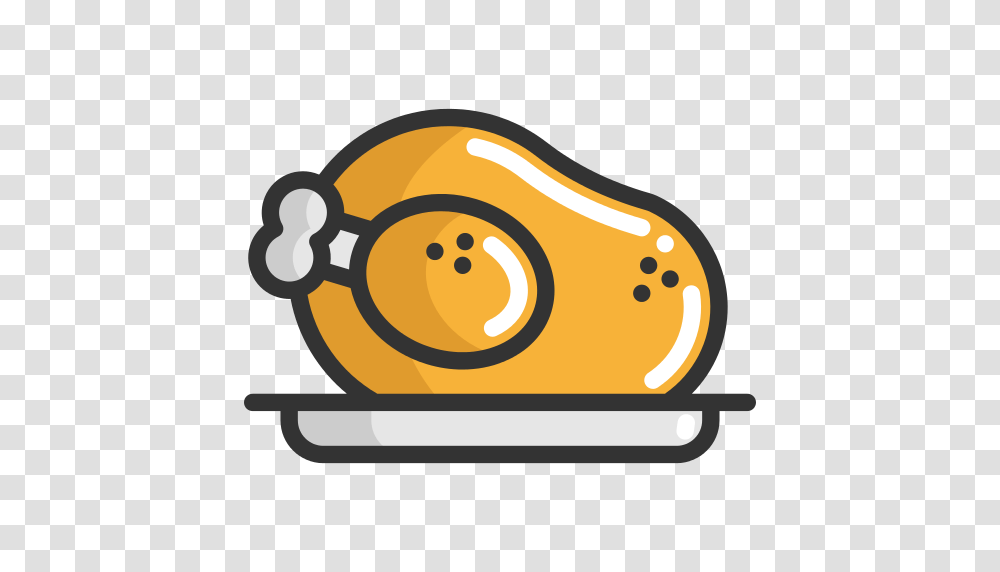 Roast Chicken Icon, Food, Label, Outdoors Transparent Png