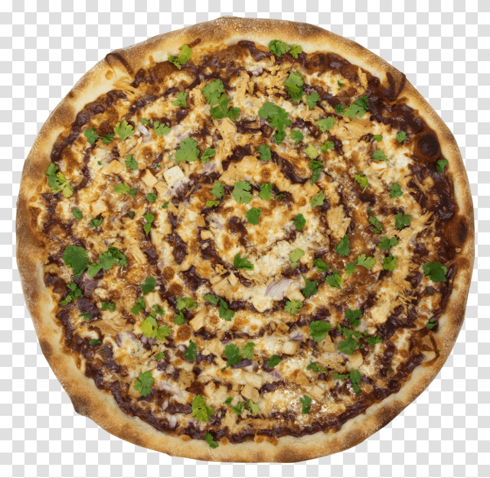 Roasted Chicken Barbecue Flatbread, Pizza, Food, Tart, Pie Transparent Png