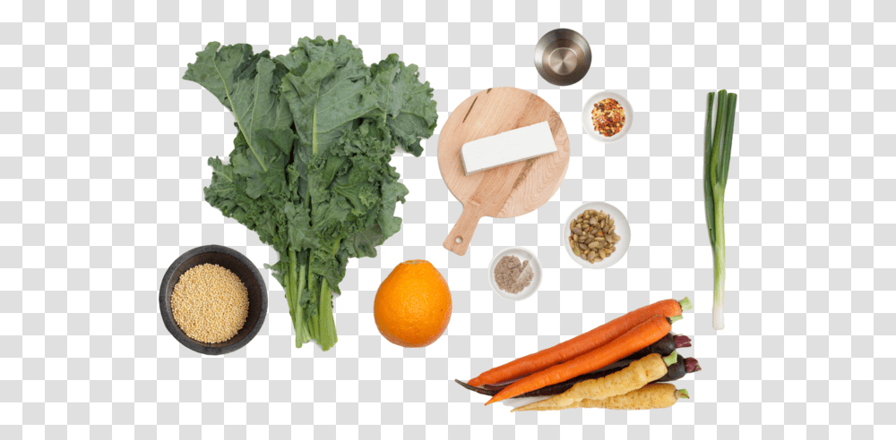 Roasted Kale Amp Heirloom Carrot Salad With Pepitas Superfood, Plant, Vegetable, Orange, Citrus Fruit Transparent Png