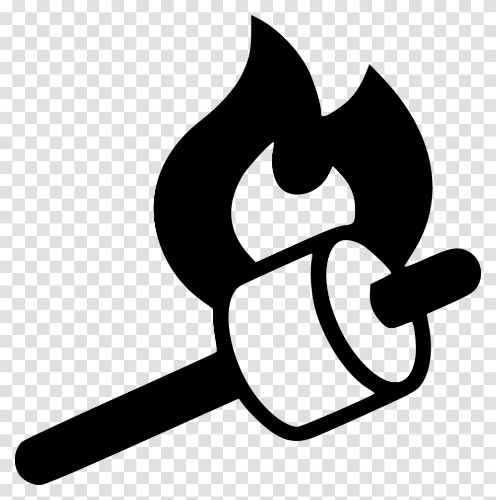 Roasting Marshmallows Icon Free Download, Stencil, Axe, Tool Transparent Png