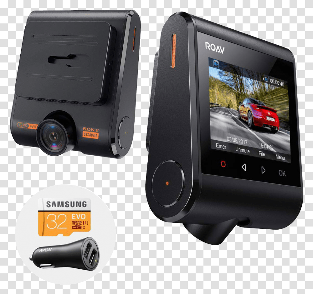 Roav Dashcam, Car, Electronics, Mobile Phone, Outdoors Transparent Png