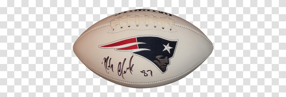 Rob Gronkowski Autographed New England New England Patriots, Ball, Sport, Sports, Rugby Ball Transparent Png