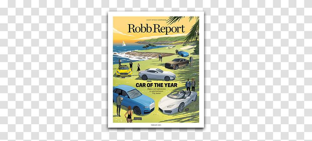 Robb Report - The Best Luxury Cars Jets Yachts Travel Robb Report Magazine 2021, Person, Vehicle, Transportation, Flyer Transparent Png