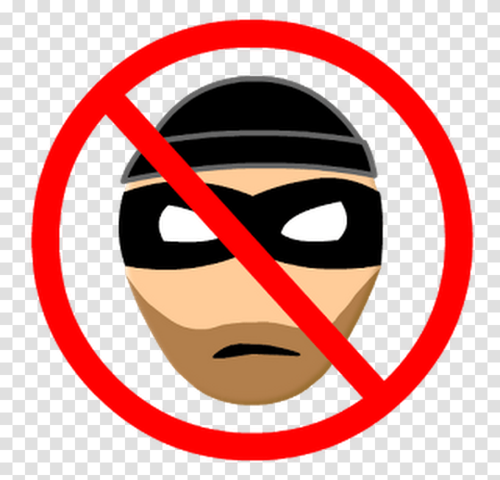 Robber, Face, Head, Logo Transparent Png