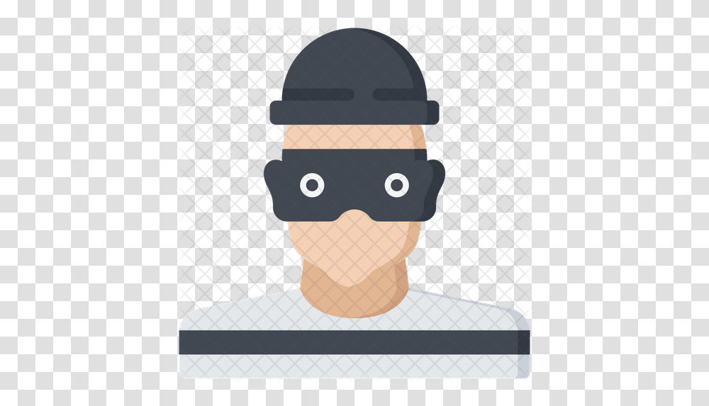 Robber Icon Cartoon, Toy, Clothing, Helmet, Duel Transparent Png