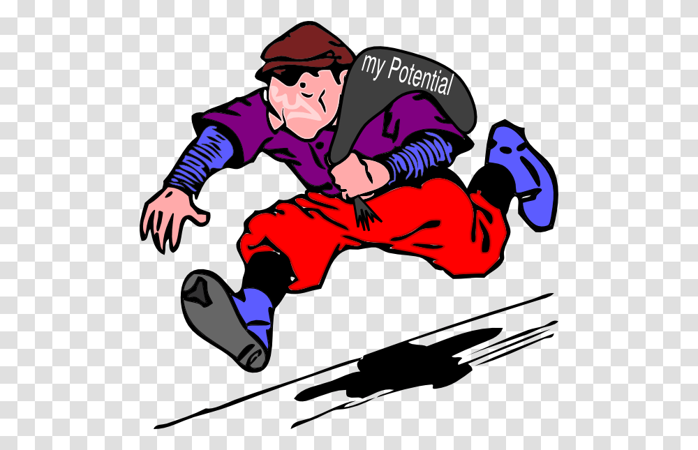 Robbing My Potential Clip Art, Person, Human, Sport, Sports Transparent Png